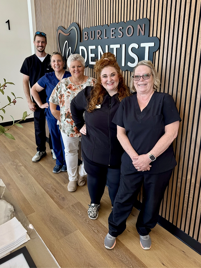 dr robert davis and team at my burleson dentist